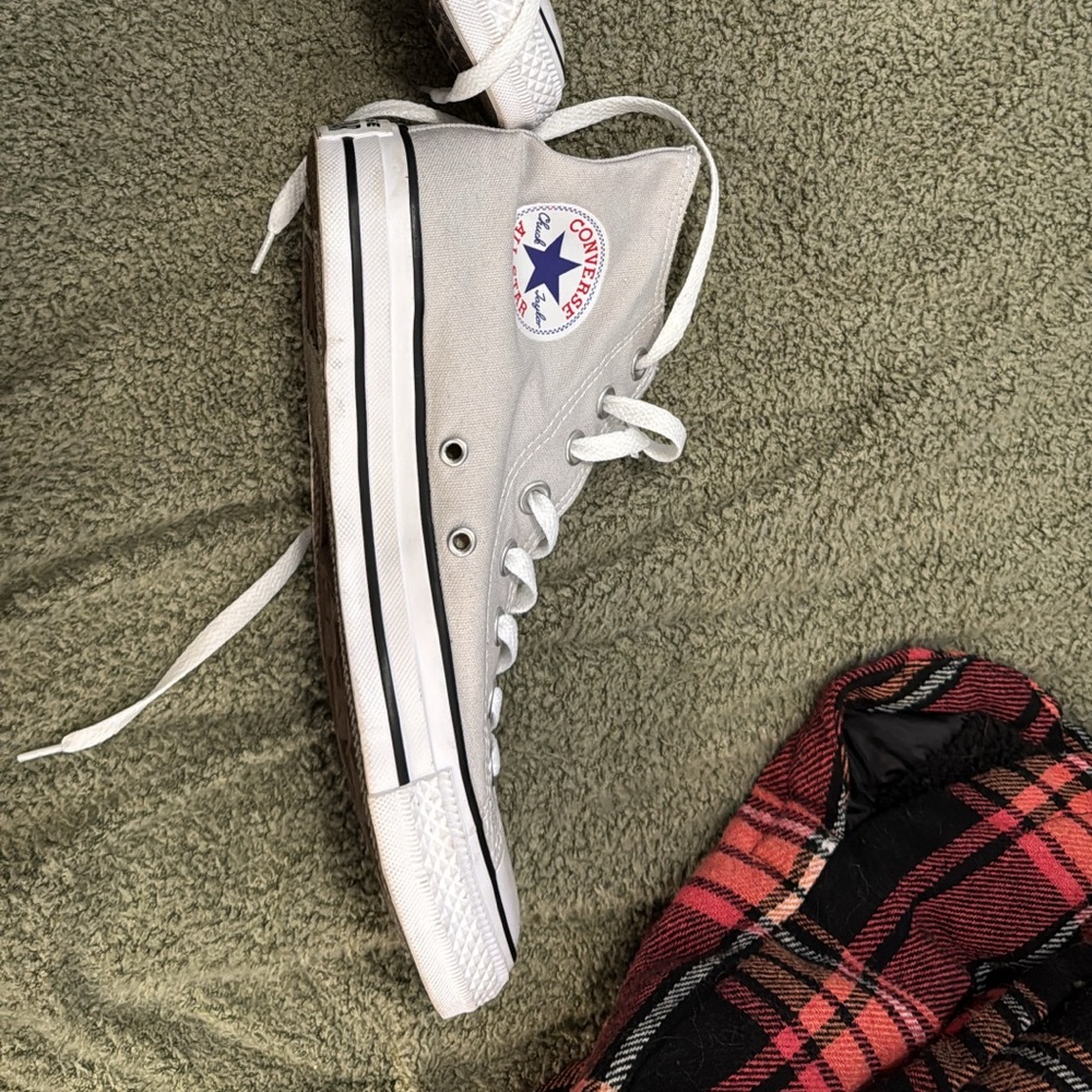 Converse Women's Gray High-Top Sneakers